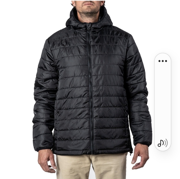 NWT Men's Medium Sonoma Goods For Life Hooded Puffy Jacket - Picture 1 of 8